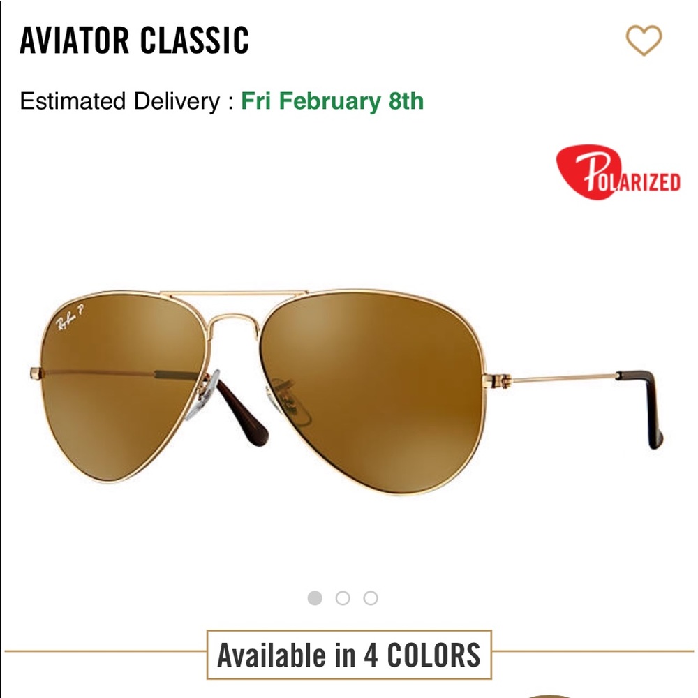Ray Ban Aviator Sunglasses